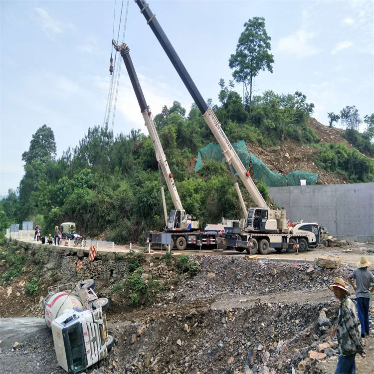 梅州梅州24小时应急道路救援吊装吊装现场实拍